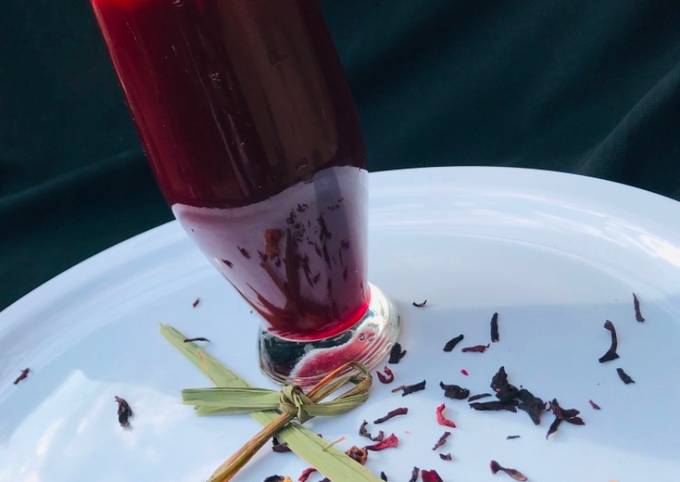 Recipe of Homemade Zobo drink 2