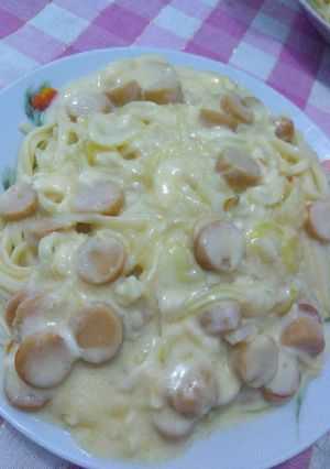Foto resep Fettucine carbonara sederhana