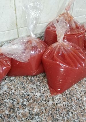 صورة لوصفة طريقة تحضير صلصلة الطماطم البيتيه