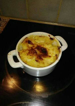 Une photo de Gratin de pommes de terre au foie gras
