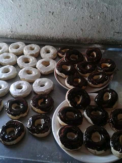 Una foto de Donas bañadas