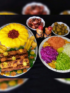عکسی از دستور کوبیده مرغ تابه ای 🌸
