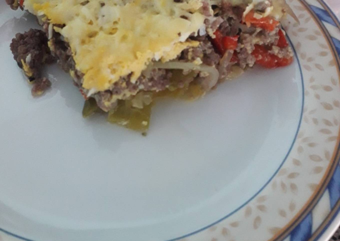 Pastel de carne y zapallito de tonco