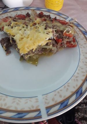 Una foto de Pastel de carne y zapallito de tonco