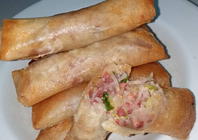 Lumpia kornet bihun