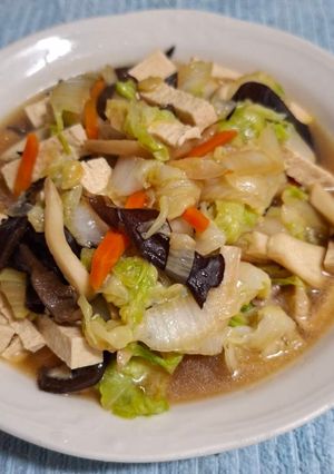 ［在家也能做］素食什錦羹 的食譜成品照片
