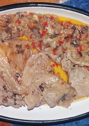 Una foto de Bife a la criolla a mi manera
