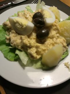 Una foto de Ají de Gallina (plato peruano)