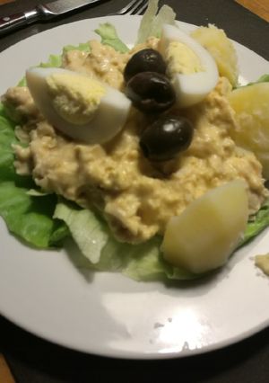 Una foto de Ají de Gallina (plato peruano)