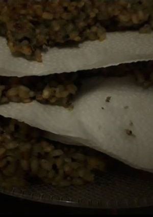 Una foto de Croquetas de arroz yamaní con porotos. 🤫
