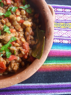 Una foto de Guiso de lentejas saludable y rico