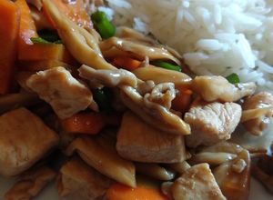 Foto de Frango com shimeji