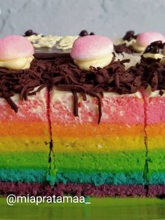 Foto resep Rainbow Cake