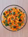 Ensalada de zanahoria en tiras 🥕