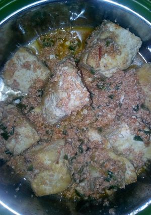 A picture of Awara da miyar kwai.
