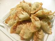 A picture of fried offal