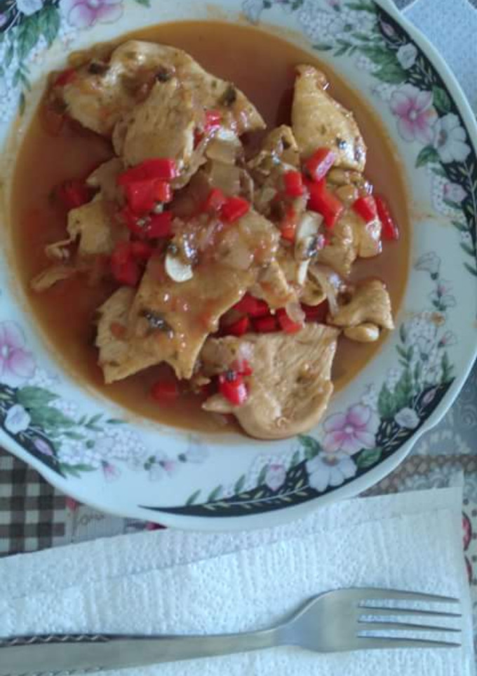 Una foto de Pechuga de pollo marinada