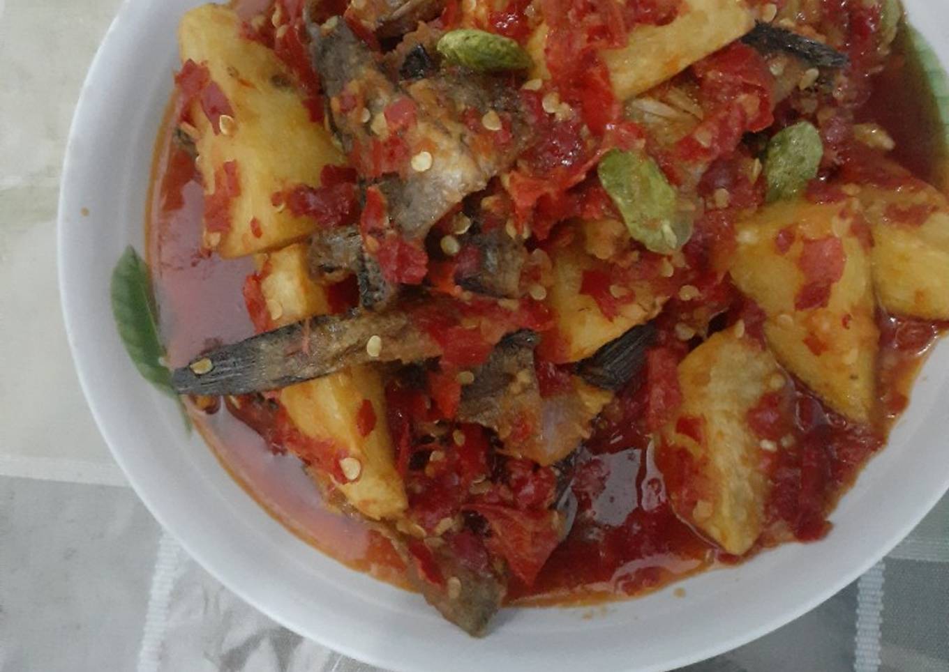 Ikan asin balado