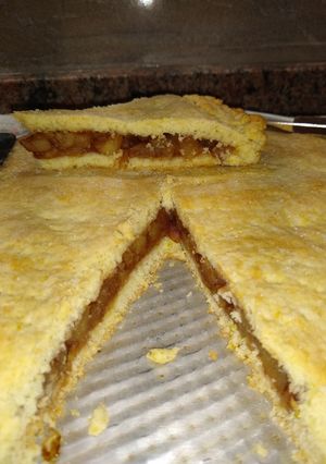 Una foto de Tarta dulce de manzana y canela