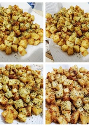 A picture of Potato Cubes.