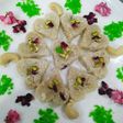 रोज़ एंड कोकोनट स्वीट (Rose and coconut sweet recipe in hindi)