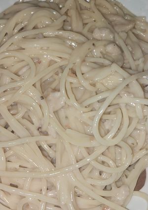 Foto resep Spagetti ayam carbonara