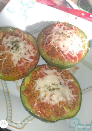 Una foto de Zapallitos rellenos veganos sorpresa