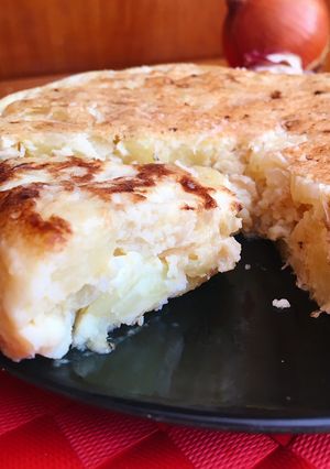 Foto principal de Tortilla de patallas saludable (sin aceite)