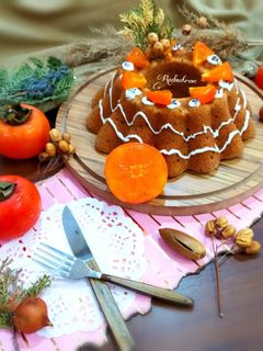 عکسی از دستور کیک خرمالو (بدون فر)