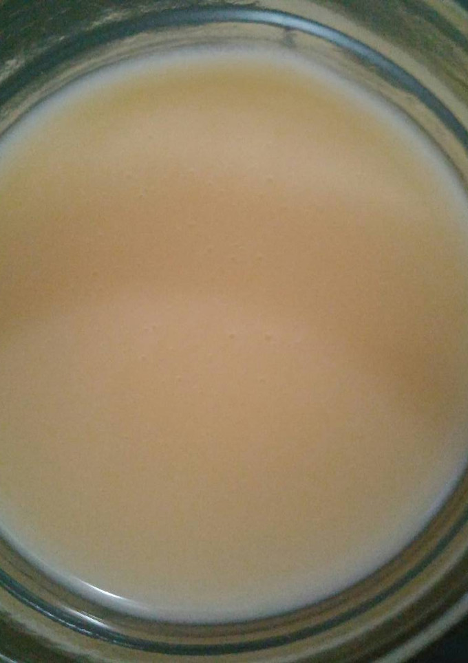 Una foto de Licuado de yogur y fruta (desayuno vegan) 💐💕