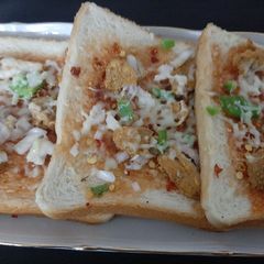 A picture of Bread pizza.