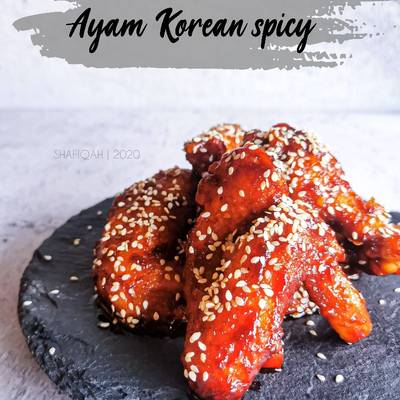 Resipi Ayam Korean Spicy Oleh Puuan Nurshanabi Muhaimin Cookpad