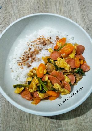 Foto resep Nasi Gila Simple