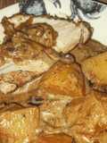 Longe de porc, sauce moutarde et airelles