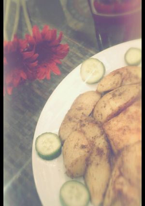 صورة لوصفة بطاطس مشويه بالفلفل ♥