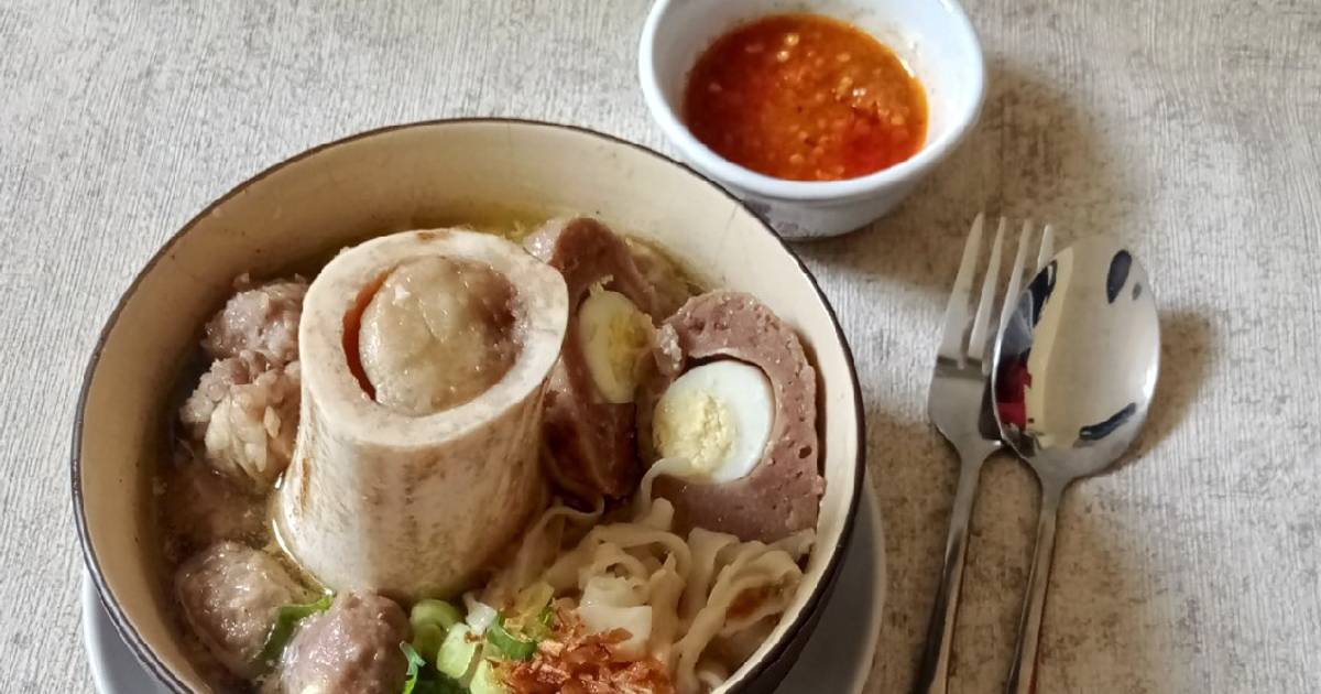 29 Resep Bakso Sumsum Enak Dan Mudah Cookpad