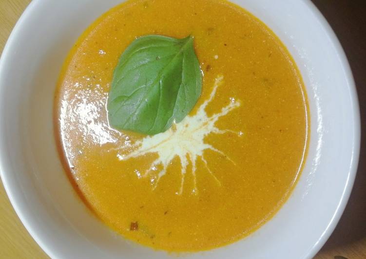 Recipe of Super Quick Homemade Roasted tomato soup