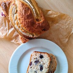A picture of Blueberry Banana Bread.