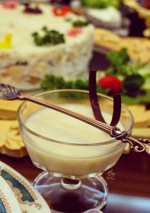 عکسی از دستور ژله شیر عسلی