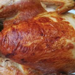 A picture of Dry brined Roasted Turkey.