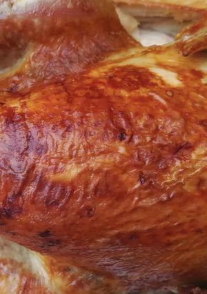 A picture of Dry brined Roasted Turkey.