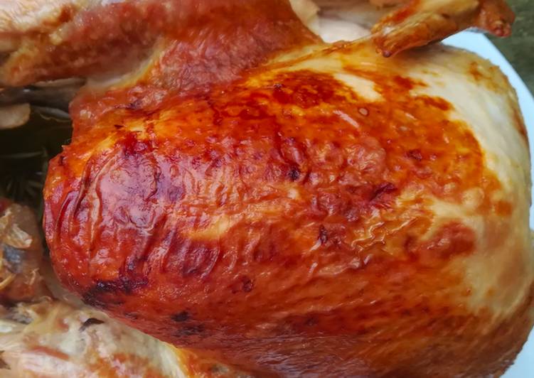 Recipe of Super Quick Homemade Dry brined Roasted Turkey