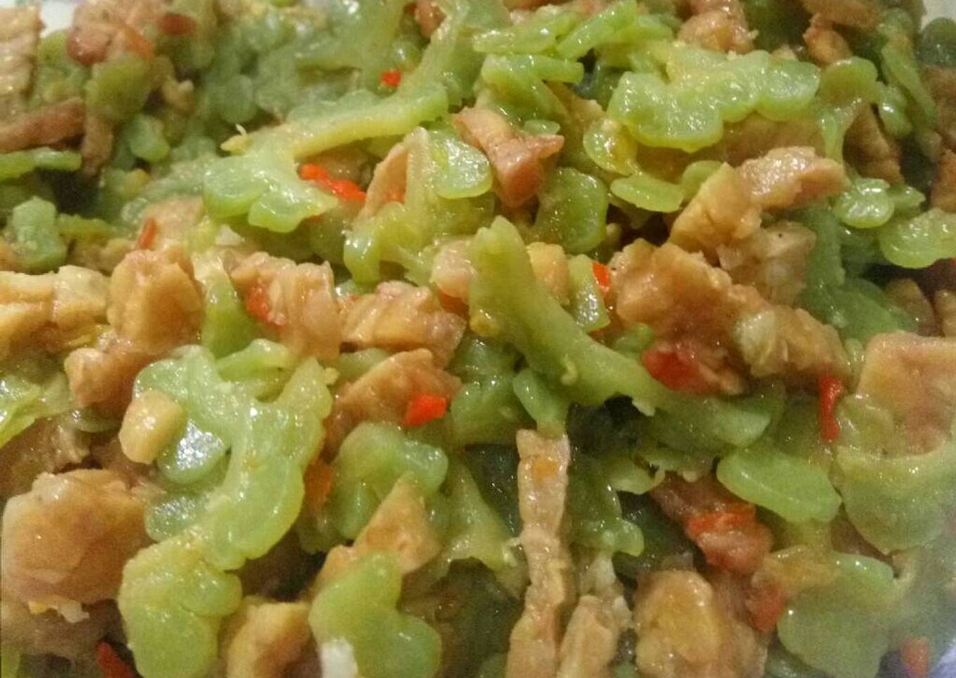 Tumis pare & tempe super simple