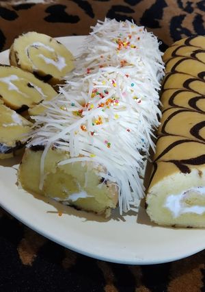 Foto resep Bolu Gulung Batik super lembut