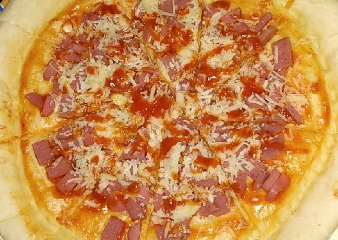 Pizza simpel π#takaran sendok#Th Rara cooking