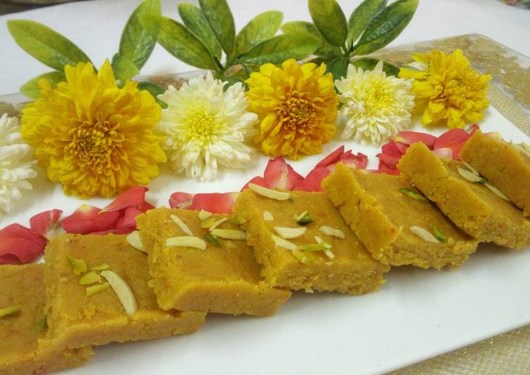 Besan burfi