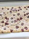White Chocolate Raspberry Squares