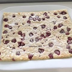 A picture of White Chocolate Raspberry Squares.