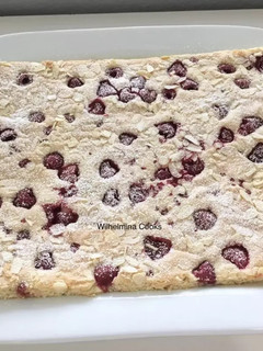 A picture of White Chocolate Raspberry Squares.