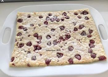Without Fail Serving Recipe White Chocolate Raspberry Squares Practical Delicious